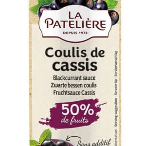 Blackcurrant coulis 50% fruit