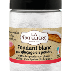 White fondant for powder icing