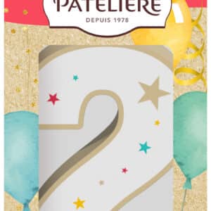 Bougie chiffre 2
