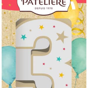 Bougie chiffre 3