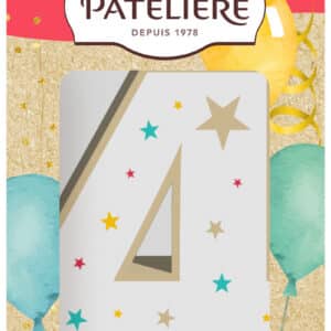 Bougie chiffre 4