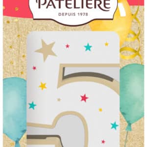 Bougie chiffre 5