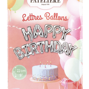 Ballon lettres "Happy Birthday"