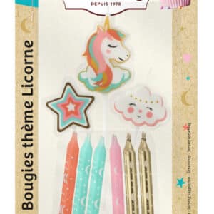 Bougies licornes x15