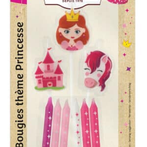 Bougies princesses x15
