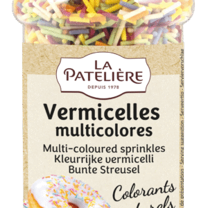 Multicolored sugar vermicelli