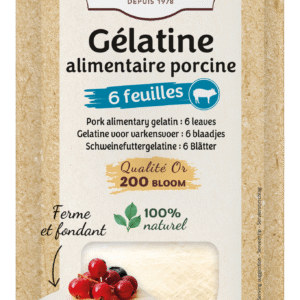 Gelatin sheets (12g - 6 leaves)