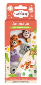 Décorations Animaux en sucre x6