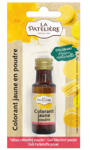 Colorant naturel en poudre jaune