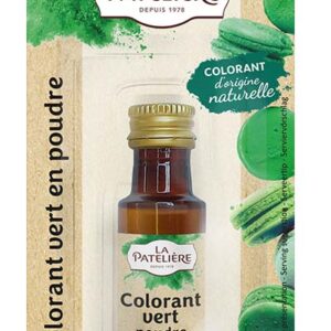 Green natural powder colorant