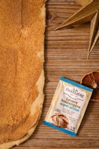 couronne cannelle orange La Patelière avec de la levure boulangère super active.