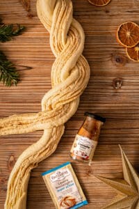 tressage couronne cannelle orange La Patelière