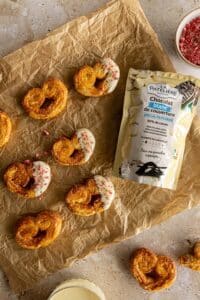 palmiers chocolat blanc et pralines